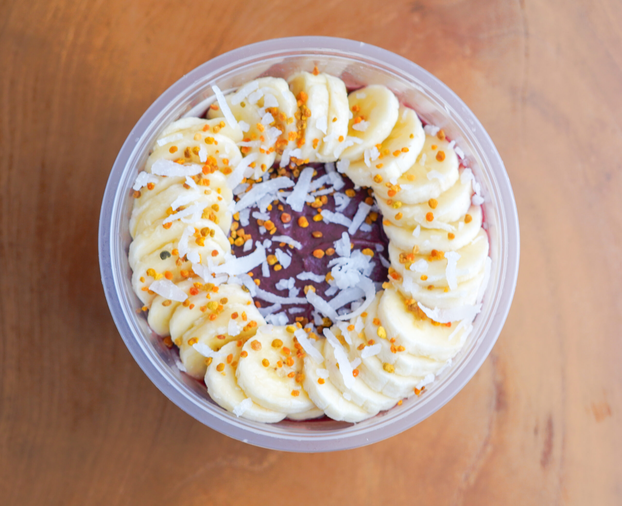 PB drizzle acai bowl topping